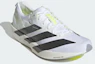 Shop adidas Adizero Adios 9 Kasut Lari Putih/Iron Metallic/Solar Kuning KH8894
