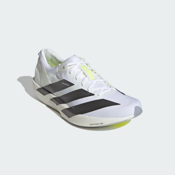 Purchase adidas Adizero Adios 9 Running Shoes Cloud White/Iron Metallic/Solar Yellow KH8894