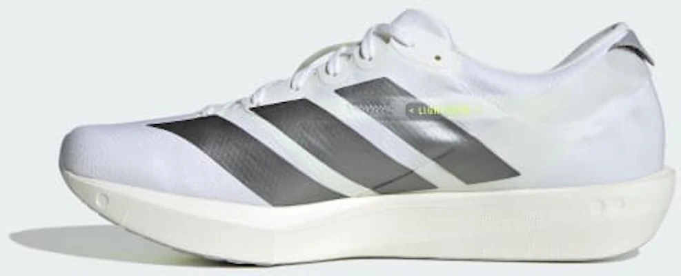 adidas Adizero Adios 9 Kasut Lari Putih/Iron Metallic/Solar Kuning KH8894 Details for adidas Adizero Adios 9 Kasut Lari Putih/Iron Metallic/Solar Kuning KH8894