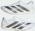 Sizing adidas Adizero Adios 9 Kasut Lari Putih/Iron Metallic/Solar Kuning KH8894