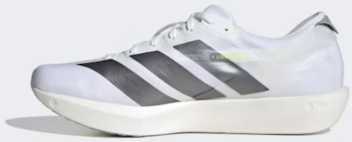 Sizing adidas Adizero Adios 9 跑鞋 白雲/鐵灰/亮黃 KH8894