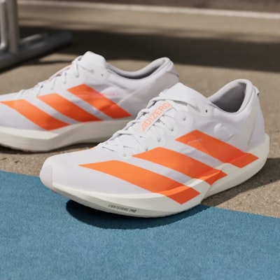 Adidas Adizero Adios 9 Running Shoes Cloud White/Lucid Orange/Lucid Red JQ0777 1