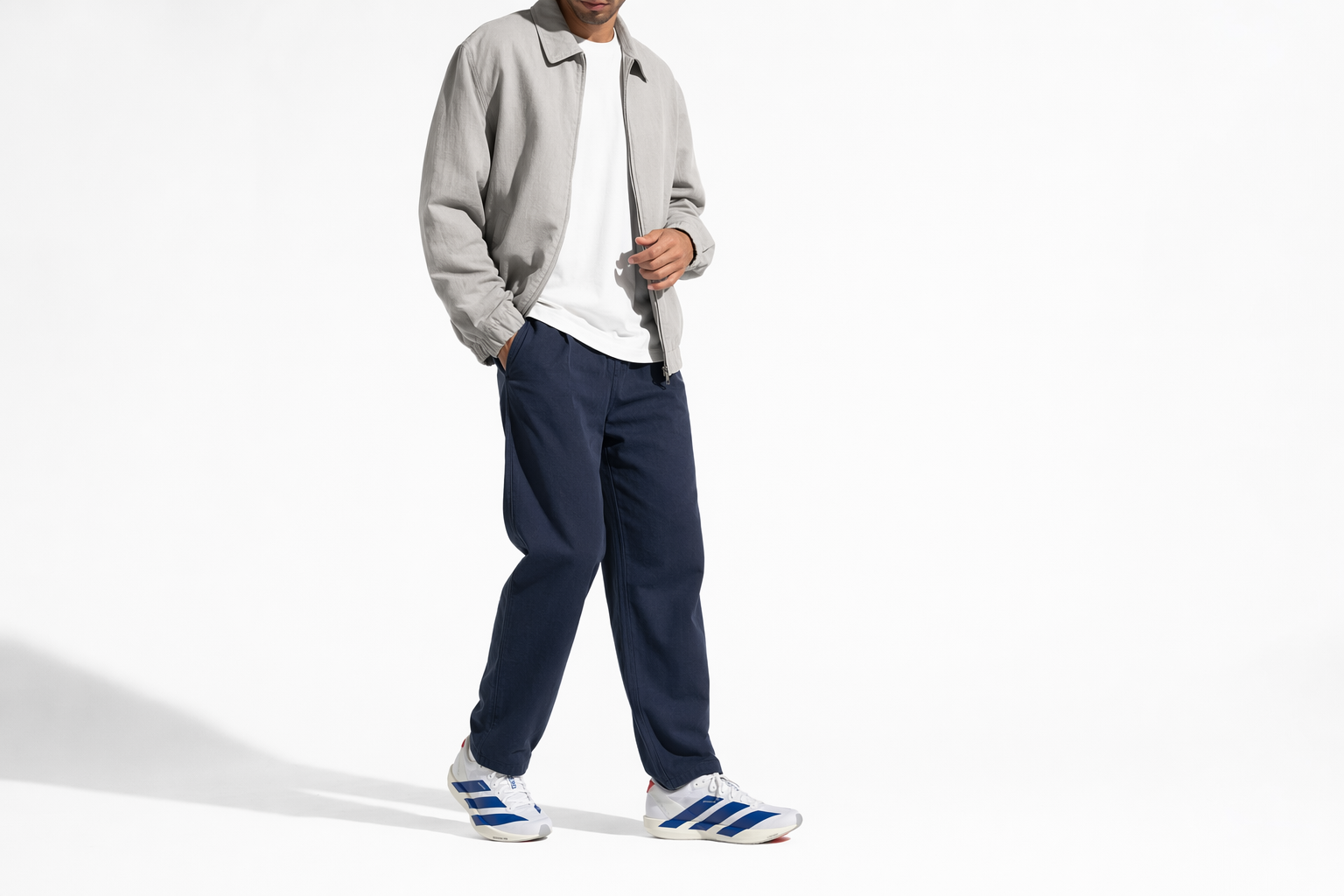Order adidas Adizero Adios 9 Running Shoes Cloud White/Royal Blue/Pure Ruby JQ0765