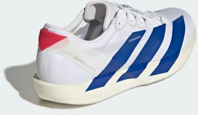 adidas Adizero Adios 9 Running Shoes Cloud White/Royal Blue/Pure Ruby JQ0765 Details for adidas Adizero Adios 9 Running Shoes Cloud White/Royal Blue/Pure Ruby JQ0765