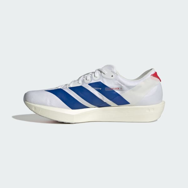 Sizing adidas Adizero Adios 9 Running Shoes Cloud White/Royal Blue/Pure Ruby JQ0765