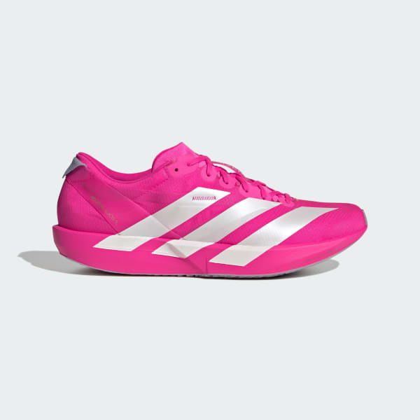 Adidas Adizero Adios 9 Running Shoes Shock Pink/Zero Metalic/Silver Violet JH5244