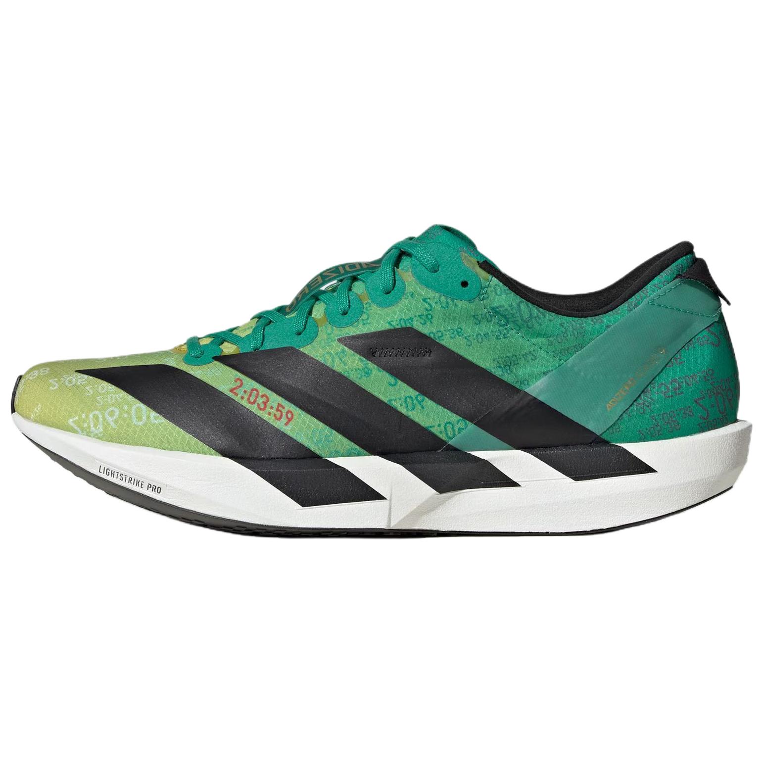 adidas Adizero Adios 9 Running Shoes Yellow Green - Lightweight & Comfortable JP9268