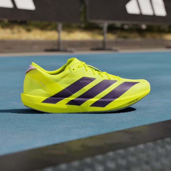 Lookbook Adidas Adizero Adios 9 Solar Yellow/Aurora Plum/Powder Plum JQ0776