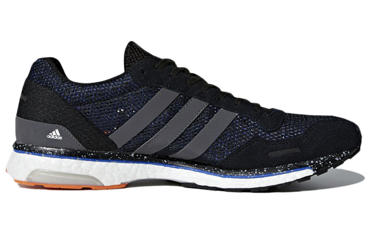 Order adidas Adizero Adios 舒適耐磨透氣跑步鞋 黑灰