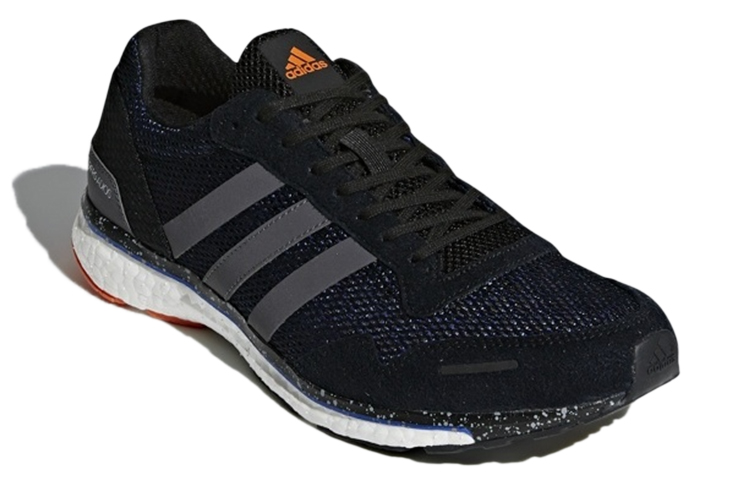 Lookbook adidas Adizero Adios 舒適耐磨透氣跑步鞋 黑灰