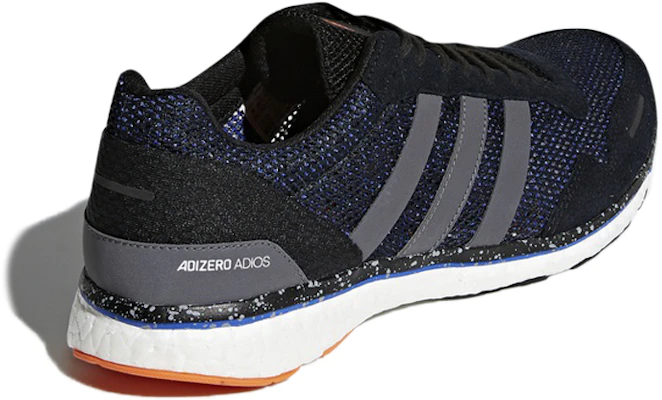 adidas Adizero Adios 舒適耐磨透氣跑步鞋 黑灰 Shop adidas Adizero Adios 舒適耐磨透氣跑步鞋 黑灰