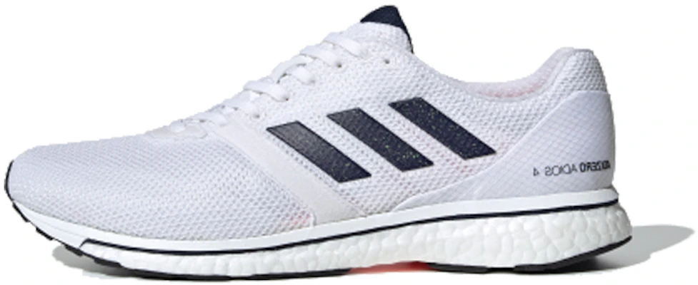 Adidas Adizero ADIOS 4 低筒 跑步鞋 男款 白藍 Buy Adidas Adizero ADIOS 4 低筒 跑步鞋 男款 白藍