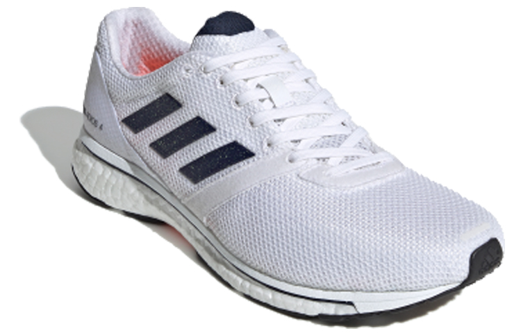 Order Adidas Adizero ADIOS 4 低筒 跑步鞋 男款 白藍