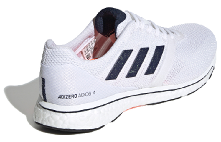 Lookbook Adidas Adizero ADIOS 4 低筒 跑步鞋 男款 白藍