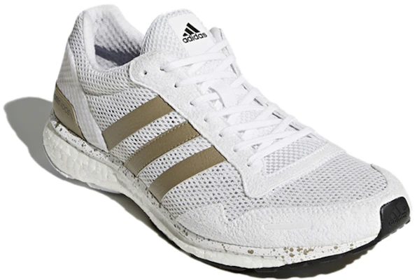 adidas Adizero Adios 舒適 耐磨透氣 低幫 跑步鞋 男款 白金 Lookbook adidas Adizero Adios 舒適 耐磨透氣 低幫 跑步鞋 男款 白金