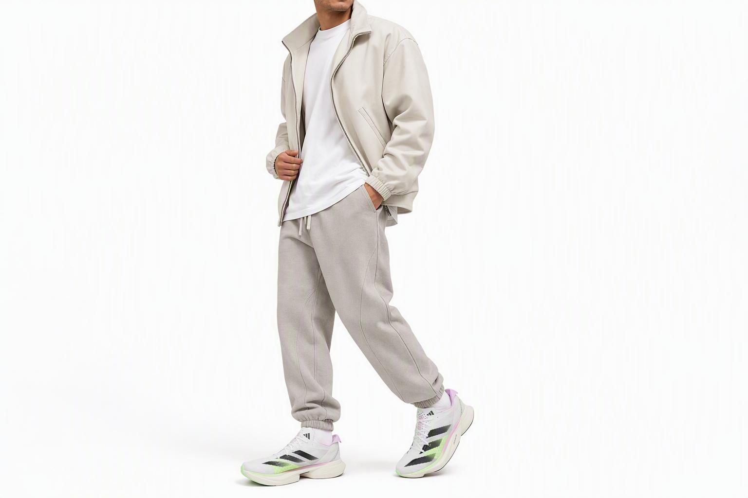 Order 愛迪達 Adizero Adios Pro 3 圓頭舒適 防滑耐磨 低筒 跑步鞋 男款 綠色