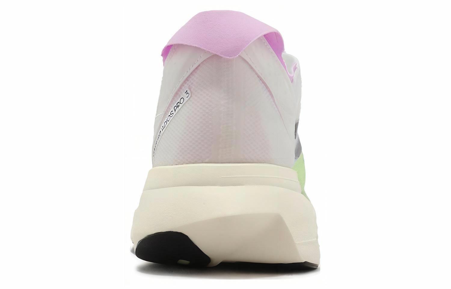 Details for 愛迪達 Adizero Adios Pro 3 圓頭舒適 防滑耐磨 低筒 跑步鞋 男款 綠色