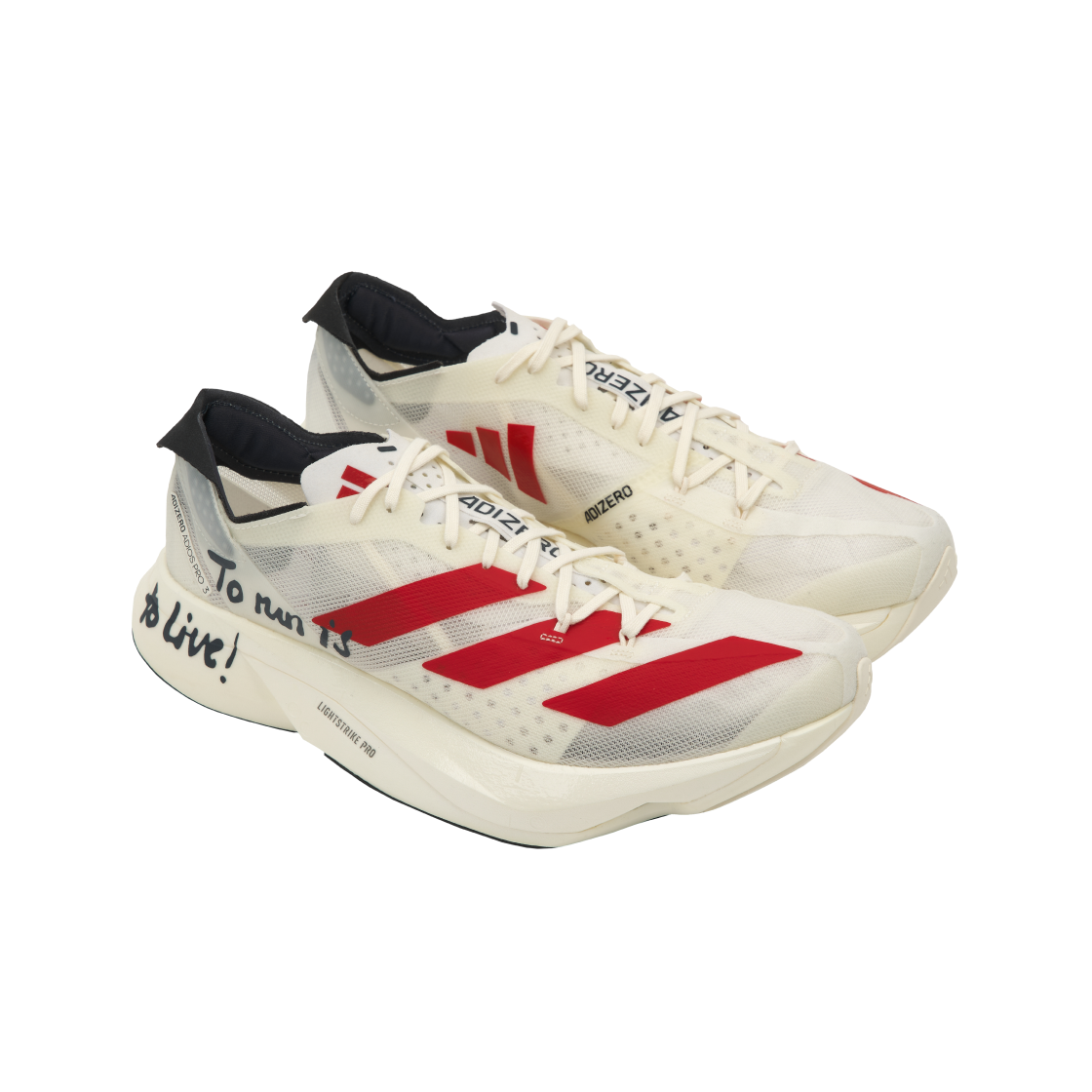 Shop 阿迪达斯Adizero Adios Pro 3 "跑步就是生活!" GW7261