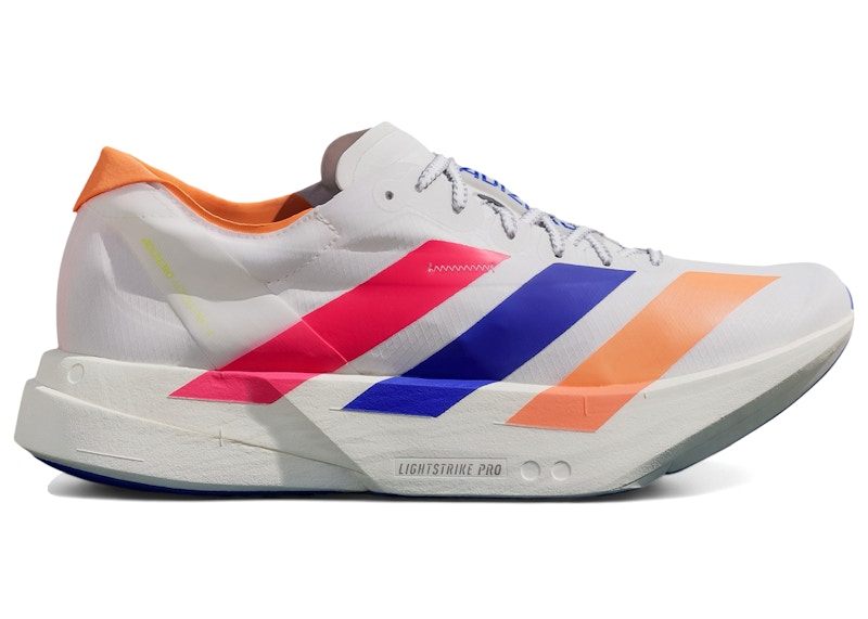 adidas Adizero Adios Pro 4 'Footwear White Blue Orange Yellow' KI4438
