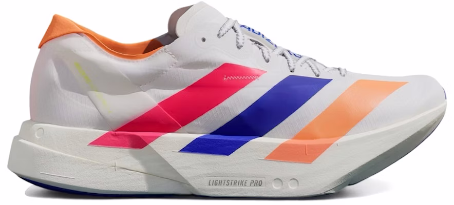 adidas Adizero Adios Pro 4 'Footwear White Blue Orange Yellow' KI4438 Buy adidas Adizero Adios Pro 4 'Footwear White Blue Orange Yellow' KI4438
