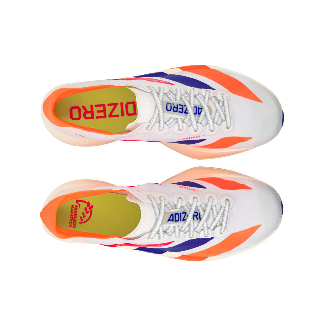 Details for adidas Adizero Adios Pro 4 ''Blanco Azul Naranja Amarillo'' KI4438