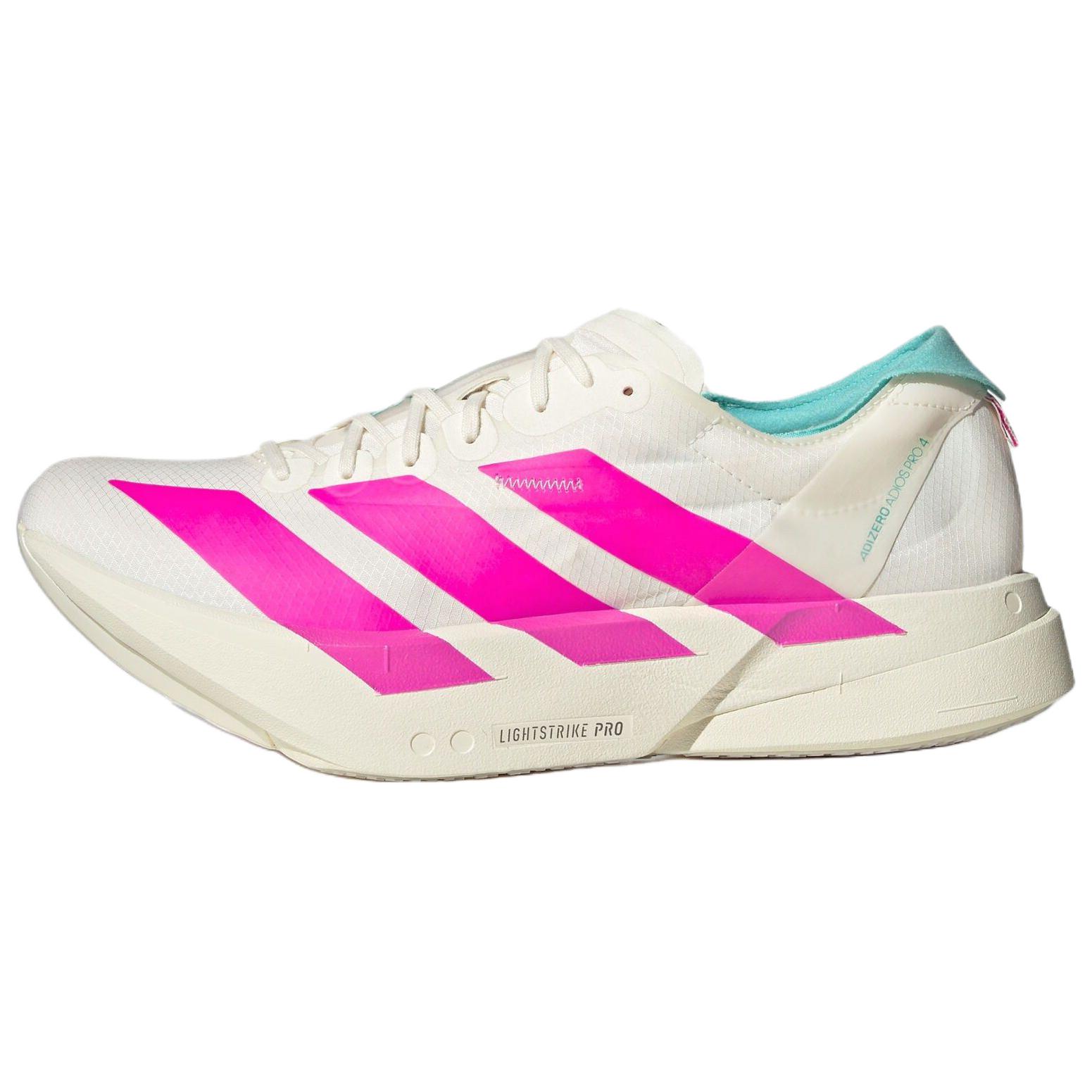 adidas Adizero Adios Pro 4 Beijing Edition Marathon Running Shoes White/Pink KJ3873