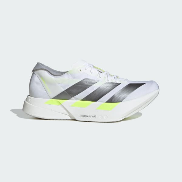 Adidas Adizero Adios Pro 4 Cloud White/Iron Metallic/Solar Yellow KJ7036