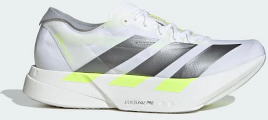 Adidas Adizero Adios Pro 4 Putih/Iron Metallic/Kuning Solar KJ7036 Buy Adidas Adizero Adios Pro 4 Putih/Iron Metallic/Kuning Solar KJ7036