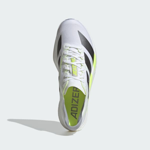 Order Adidas Adizero Adios Pro 4 Putih/Iron Metallic/Kuning Solar KJ7036