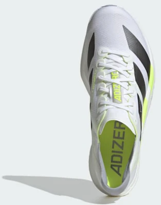 Adidas Adizero Adios Pro 4 Putih/Iron Metallic/Kuning Solar KJ7036 Order Adidas Adizero Adios Pro 4 Putih/Iron Metallic/Kuning Solar KJ7036