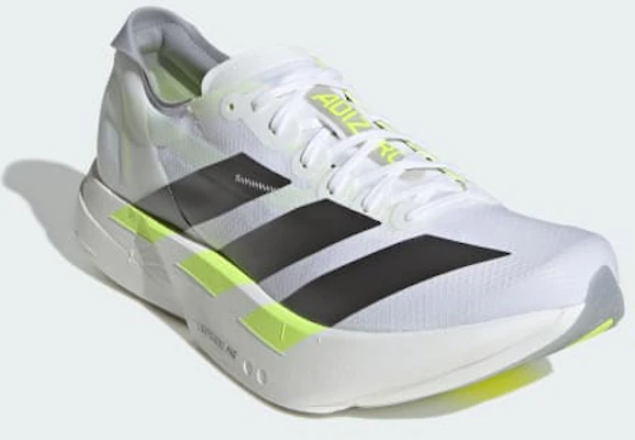 Adidas Adizero Adios Pro 4 Putih/Iron Metallic/Kuning Solar KJ7036 Shop Adidas Adizero Adios Pro 4 Putih/Iron Metallic/Kuning Solar KJ7036