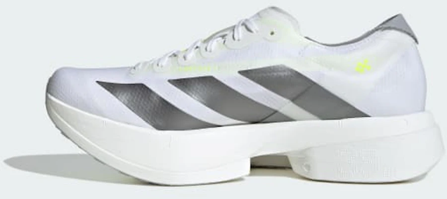Adidas Adizero Adios Pro 4 Putih/Iron Metallic/Kuning Solar KJ7036 Details for Adidas Adizero Adios Pro 4 Putih/Iron Metallic/Kuning Solar KJ7036