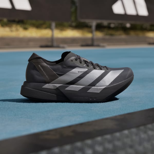 Shop Adidas Adizero Adios Pro 4 Core Black/Iron Metallic/Carbon JR4887