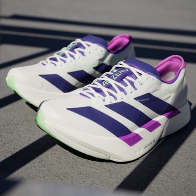 adidas Adizero Adios Pro 4 Bianco/Viola Collegiale/Lime Burst JR1656 Cheap adidas Adizero Adios Pro 4 Bianco/Viola Collegiale/Lime Burst JR1656