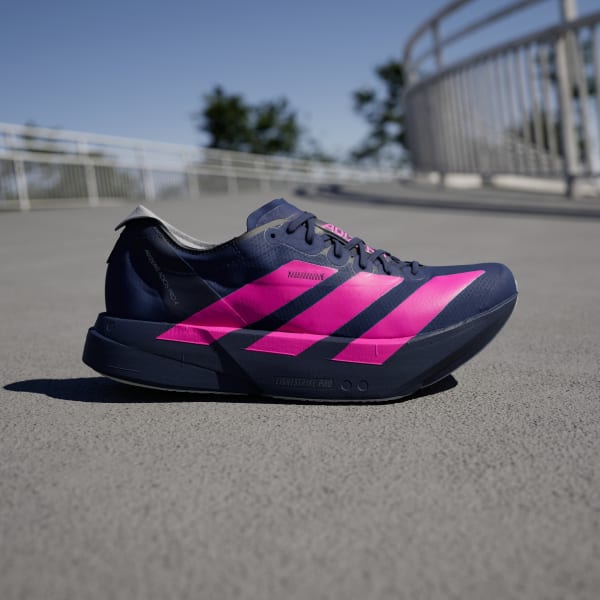 Adidas Adizero Adios Pro 4 Dark Blue/Shock Pink/Dash Grey JR4946