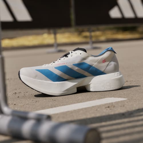 Sizing adidas Adizero Adios Pro 4 Off White/Light Blue/Bright Red KH7343