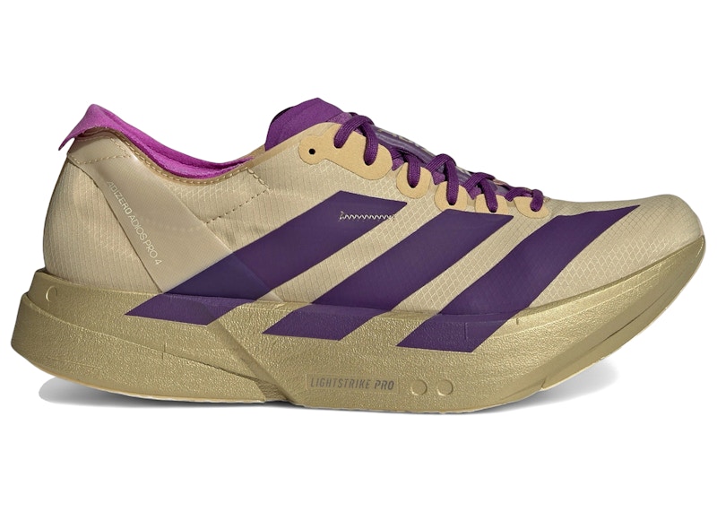 adidas Adizero Adios Pro 4 Rich Purple Gold Metallic JR7410