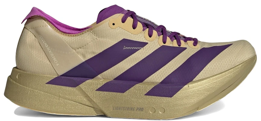 adidas Adizero Adios Pro 4 Rich Purple Gold Metallic JR7410 Buy adidas Adizero Adios Pro 4 Rich Purple Gold Metallic JR7410