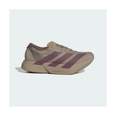Adidas Adizero Adios Pro 4 Running Shoes Blanch Cargo/Shadow Fig/Iron Metallic