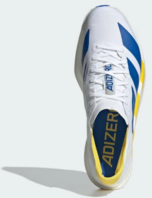 adidas Adizero Adios Pro 4 Running Shoes Cloud White/Blue/Yellow KI9388 Order adidas Adizero Adios Pro 4 Running Shoes Cloud White/Blue/Yellow KI9388