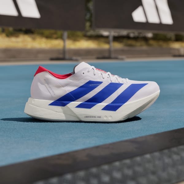 Lookbook adidas Adizero Adios Pro 4 Running Shoes Cloud White/Royal Blue/Pure Ruby JP6624
