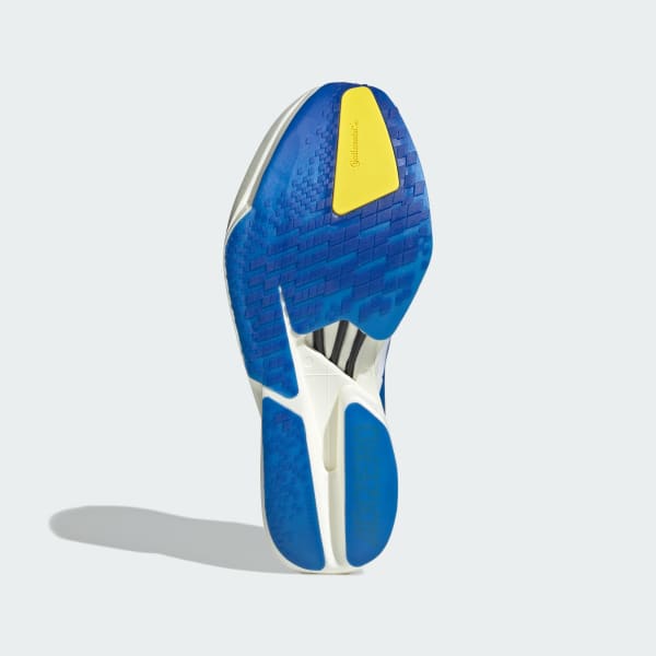 Lookbook adidas Adizero Adios Pro 4 Running Shoes Cloud White/Blue/Yellow KI9388