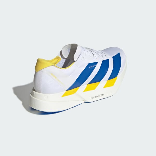 Purchase adidas Adizero Adios Pro 4 Running Shoes Cloud White/Blue/Yellow KI9388