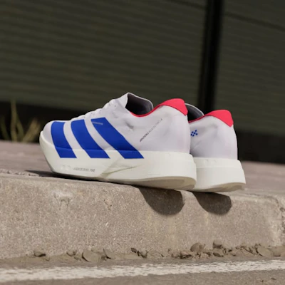 adidas Adizero Adios Pro 4 Running Shoes Cloud White/Royal Blue/Pure Ruby JP6624 Details for adidas Adizero Adios Pro 4 Running Shoes Cloud White/Royal Blue/Pure Ruby JP6624