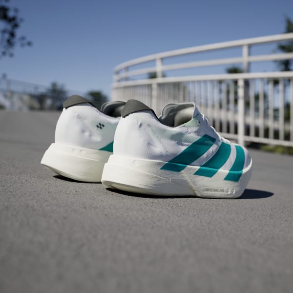 Sizing 阿迪达斯 Adizero Adios Pro 4 跑鞋 云白/纯青/碳黑 JR1267