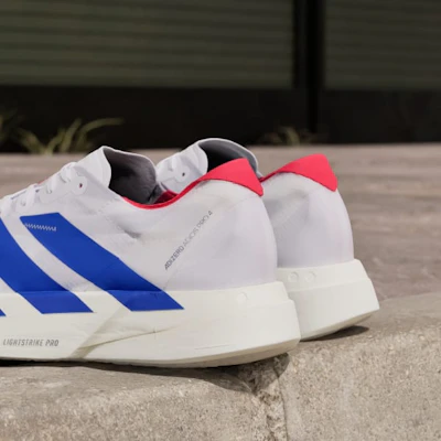 adidas Adizero Adios Pro 4 Running Shoes Cloud White/Royal Blue/Pure Ruby JP6624 2