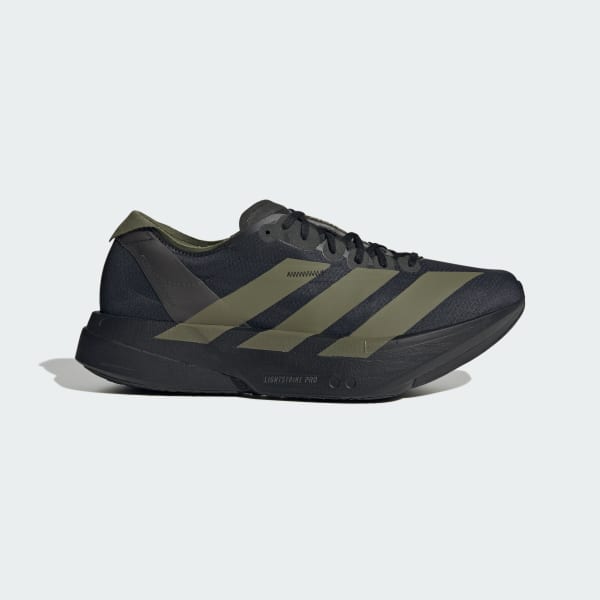 Adidas Adizero Adios Pro 4 Running Shoes Core Black/Focus Olive/Charcoal JP6314