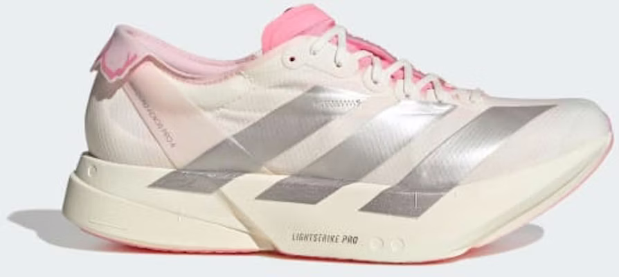 adidas Adizero Adios Pro 4 Sepatu Lari Putih/Silver Metalik/Pink Bliss JQ4445 Buy adidas Adizero Adios Pro 4 Sepatu Lari Putih/Silver Metalik/Pink Bliss JQ4445