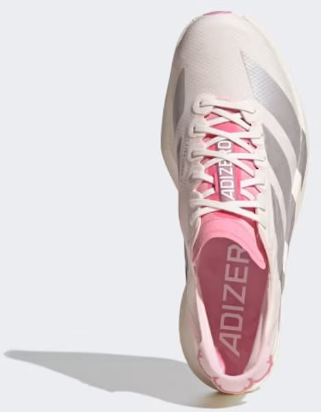 adidas Adizero Adios Pro 4 跑鞋 核心白/銀金屬/愉悅粉 JQ4445 Lookbook adidas Adizero Adios Pro 4 跑鞋 核心白/銀金屬/愉悅粉 JQ4445