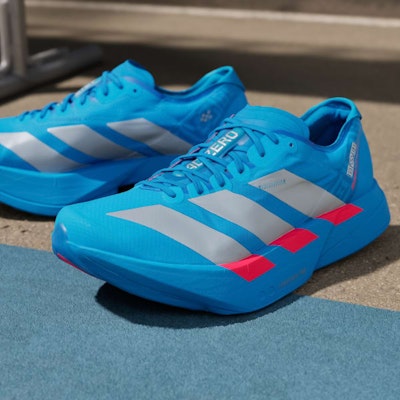 Adidas Adizero Adios Pro 4 Running Shoes Solar Blue/Silver Metallic/Lucid Red JR4796 1